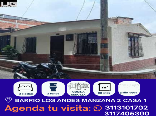 BARRIO LOS ANDES MANZANA 2 CASA 1